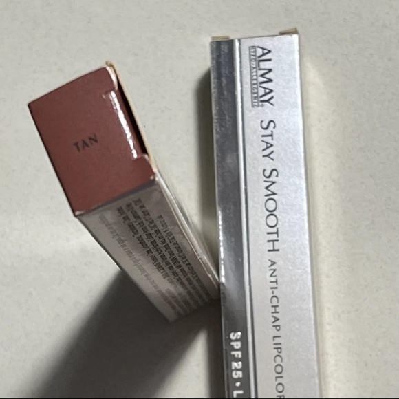 2x ALMAY Stay Smooth Anti-Chap Lipcolor with SPF 25 - Lip Protectant #TAN - Picture 7 of 7